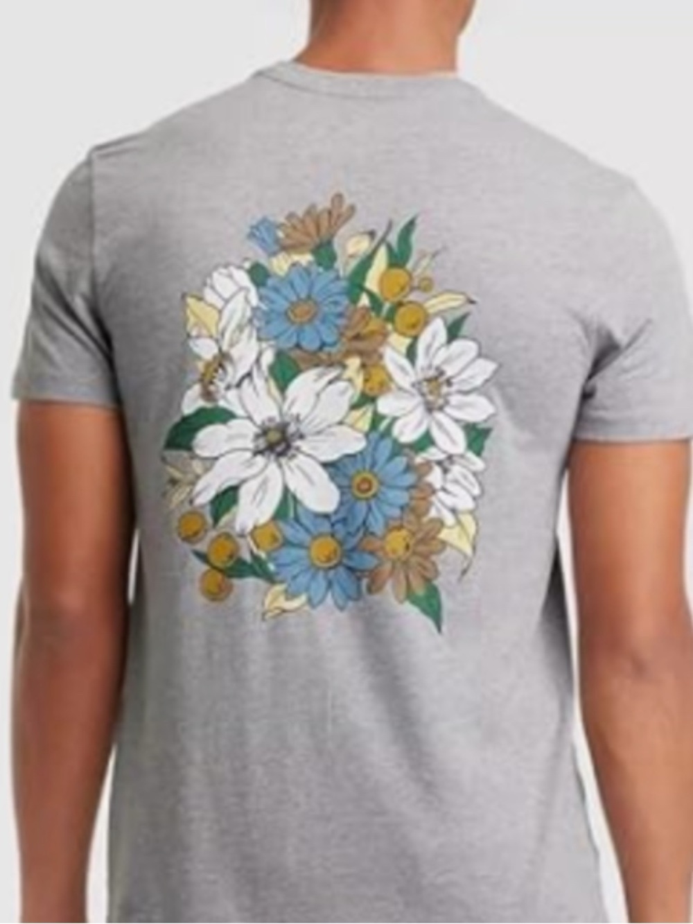 Goodfellow & Co Men's Short Sleeve Graphic T-Shirt Gray Size Large